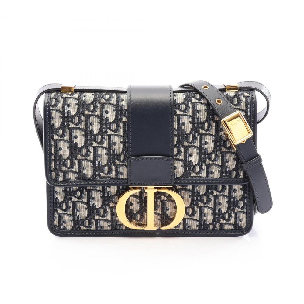 Christian Dior Dior 30 Montaigne Oblique Jacquard Shoulder Bag/Handbag, Canva...